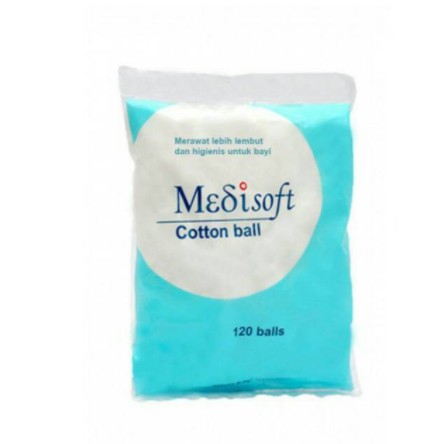 Medisoft Cotton Ball - 120 Balls 75g