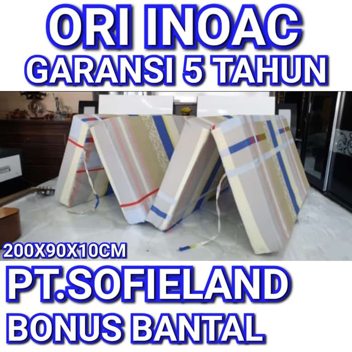 Kasur Lipat Busa Inoac ORI 200X90X10CM