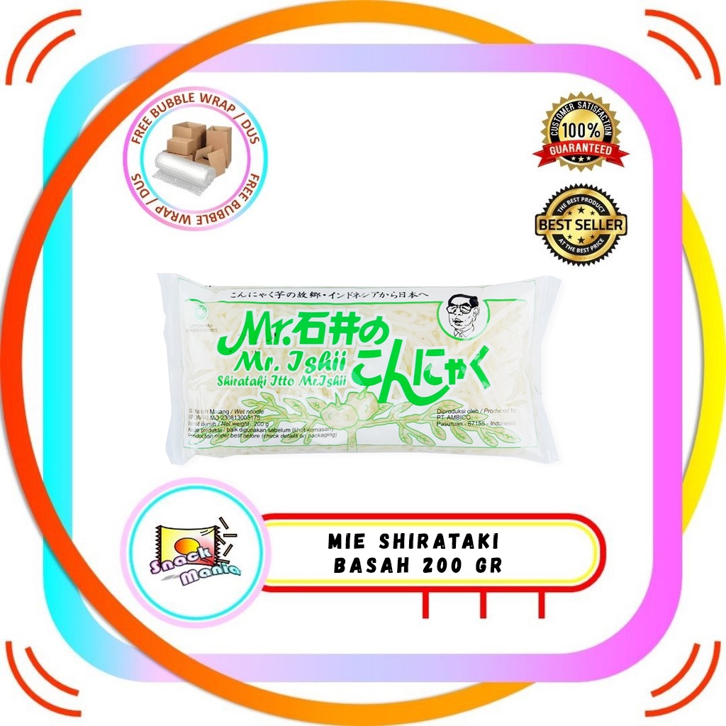 

Mie Shirataki Hijau Basah Wet Shirataki Noddle 200 gr