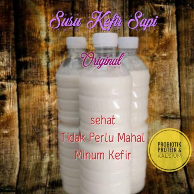 

SUSU KEFIR / KEFIR MILK / PROBIOTIC KEFIR 1 Liter
