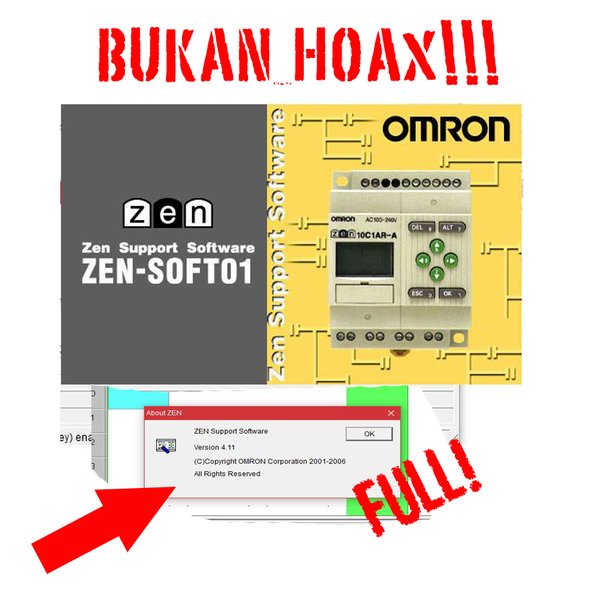 Software Zen-Soft01-V Zen Omron PLC PROMOming software