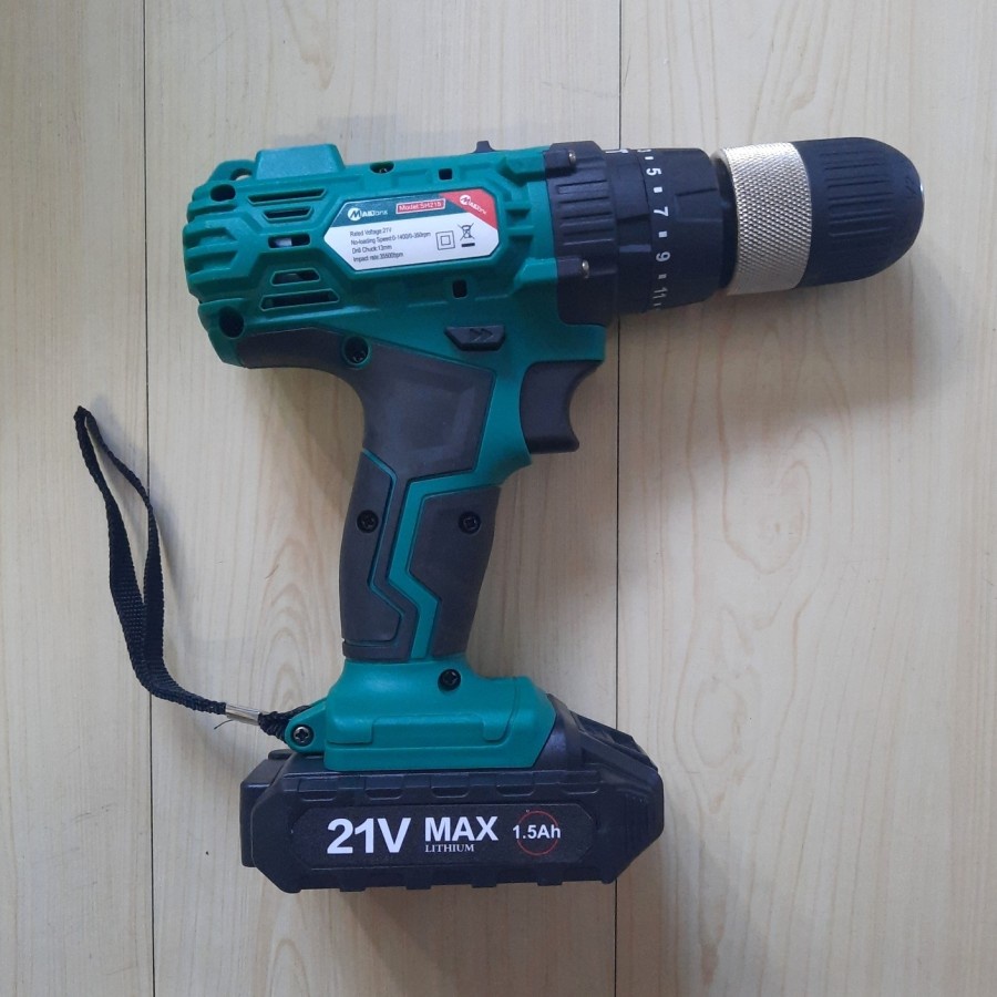 Mesin Bor Cordless Drill Mailtank SH-215 Bor Baterai SH 215 21V 13mm