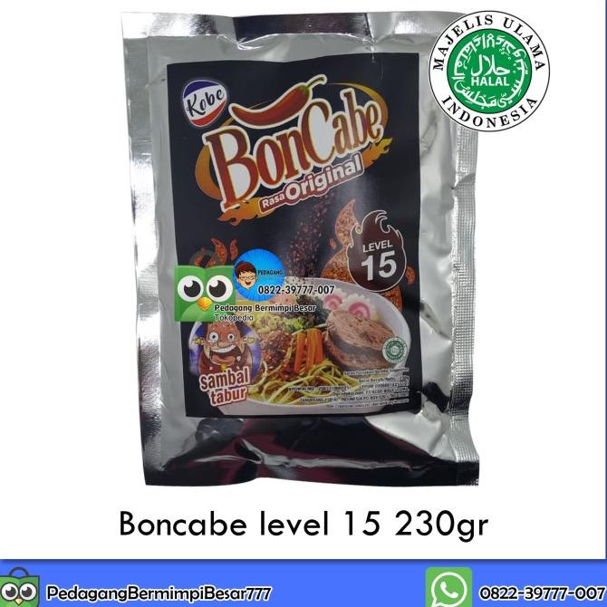 

Big Sale Boncabe Level 15 230gr | Bon Cabe | Cabe Bubuk | Cabai Bubuk Big Sale