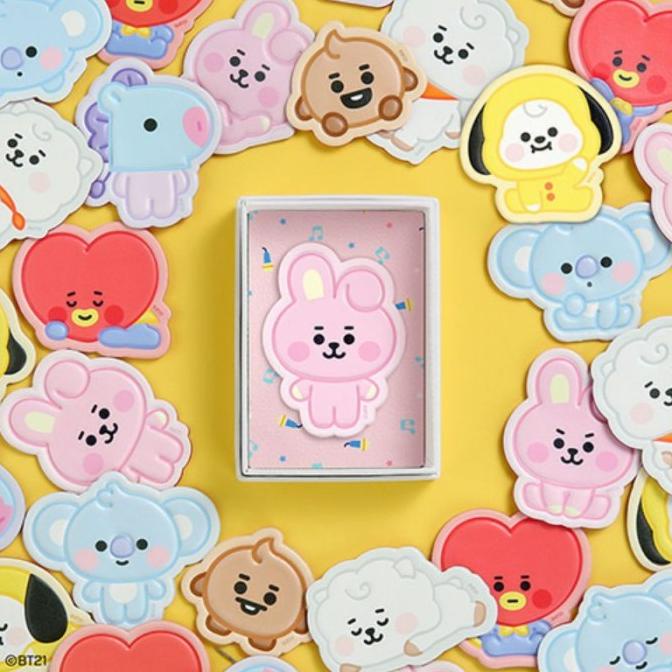 

Bt21 Leather Sticker Set Terbaru