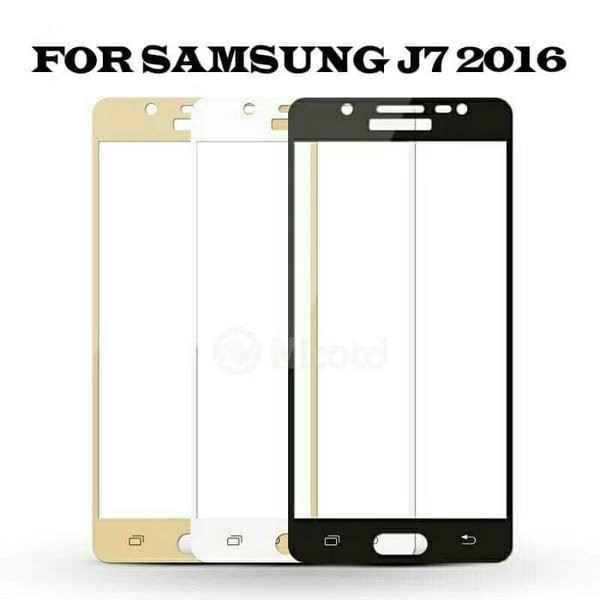 TEMPERED GLASS FULL SAMSUNG GALAXY J7 2016 J710 - ANTI GORES KACA FULL LAYAR