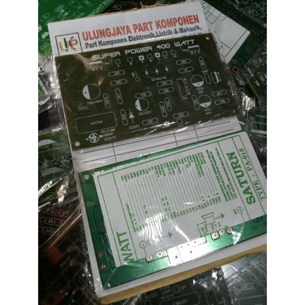 PCB power amplifier 400watt PA 018 kit layout PCB