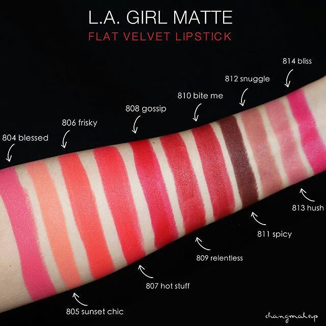 LA GIRL FLAT VELVET MATTE LIPSTICK @MJ