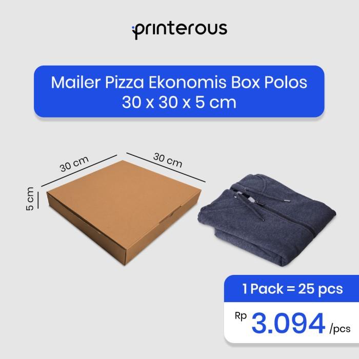 

Corrugated Box - Mailer Box Polos / Box Pizza Polos 30X30X5 Cm 047