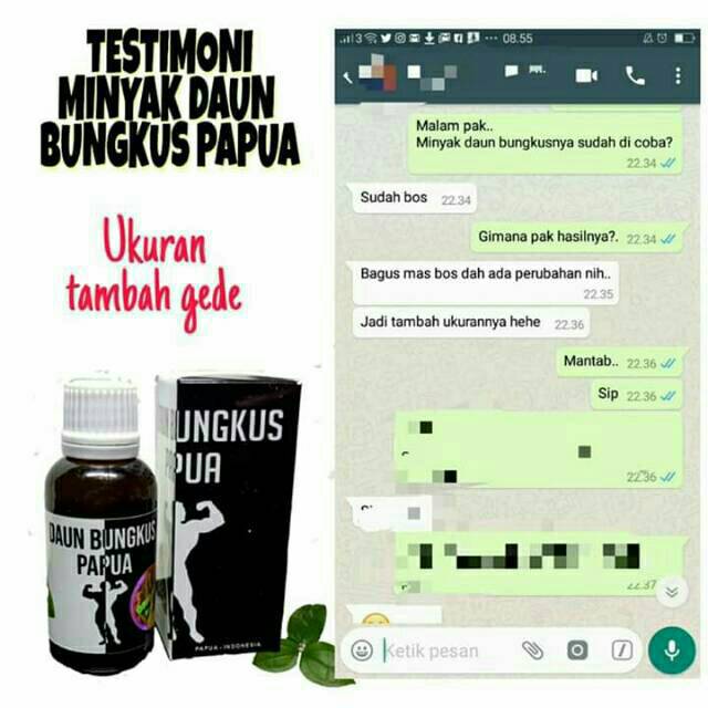 [BISA COD] Minyak Asli Papua Lintah Hitam Asli Daun Bungkus Asli Papua [COD]