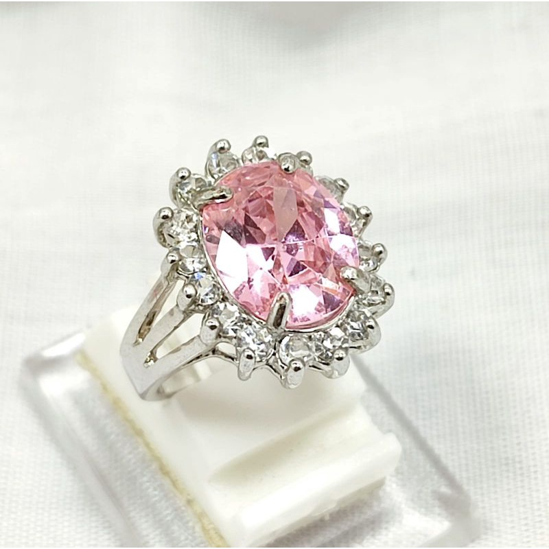 BATU PINK SAFIR ASLI CHATAM SIAP PAKAI