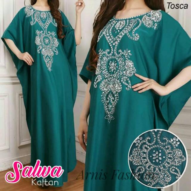 Kaftan salwa payet ld 140 pjg 138 , bahan valvet