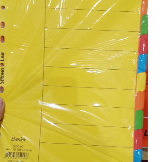 

Divider 10 warna Bantex ( 6050-00 )