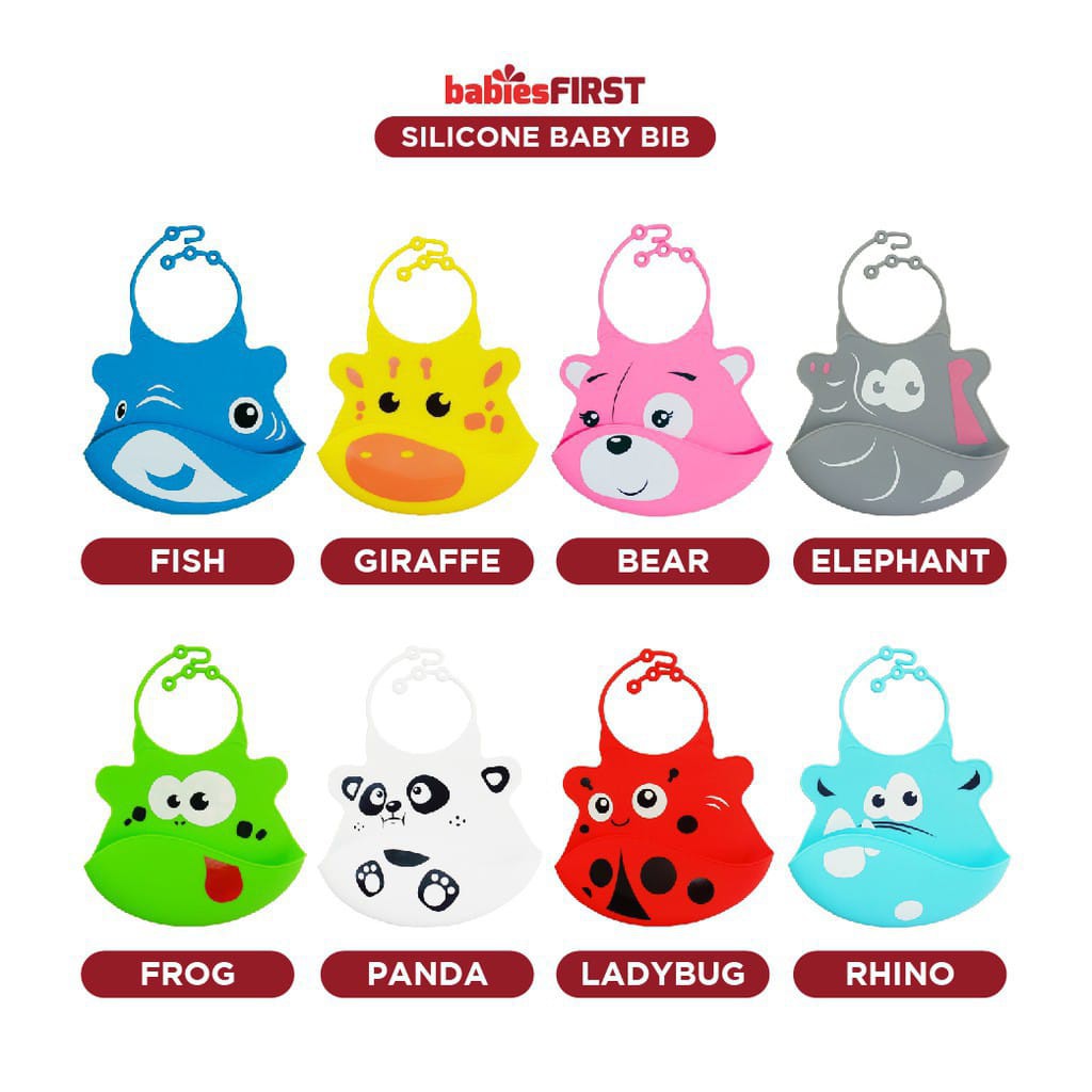 babiesFIRST silicone baby bib/celemek