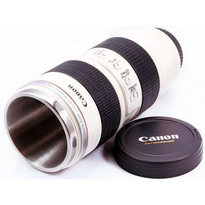 B288 Gelas Mug Kamera Lens Cup / Termos Unik Bentuk Lensa Kamera Canon 70-200mm 500ml