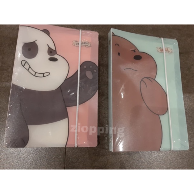 MINISO We Bare Bears / WBB - Buku Memo We Bare Bears Memo Book 88 Sheets
