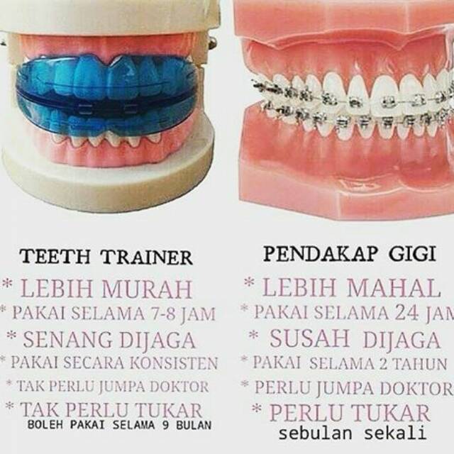 Teeth Trainer Orthodontic Alat Perapi Gigi Pengganti Behel