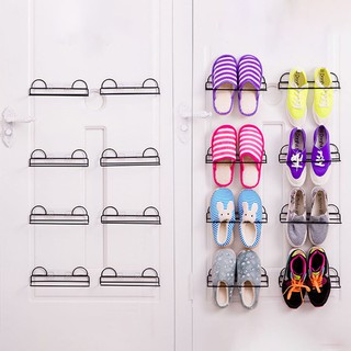 Storage Tool Wall Mount Shoe Rack Slipper Shelf Storage Organizer Bathroom Shower Room Trouvaille1 Shopee Indonesia