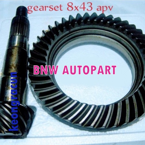 Gear set/piringan gardan 8x43.SUZUKI APV