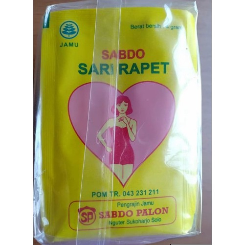 

Jamu Herbal Serbuk Sabdo Sari Rapet Kesehatan Wanita 1 pack 10 sachet