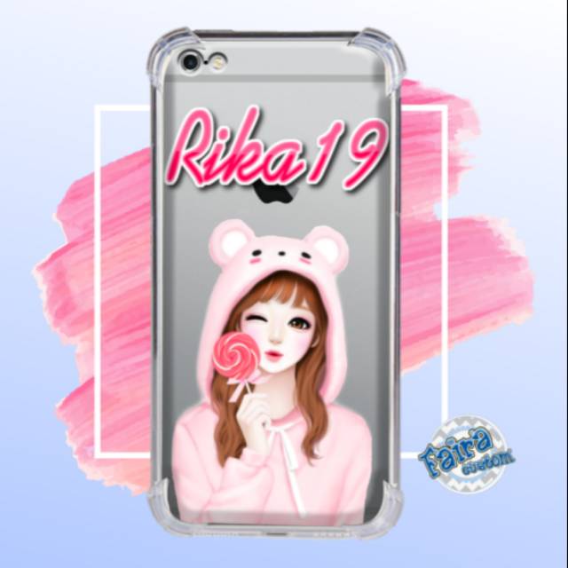 

SOFTCASE TRANSPARANT CUSTOM NAMA+FOTO ANTICRACK BENING POLOS GAMBAR ANIMASI KARTUN
