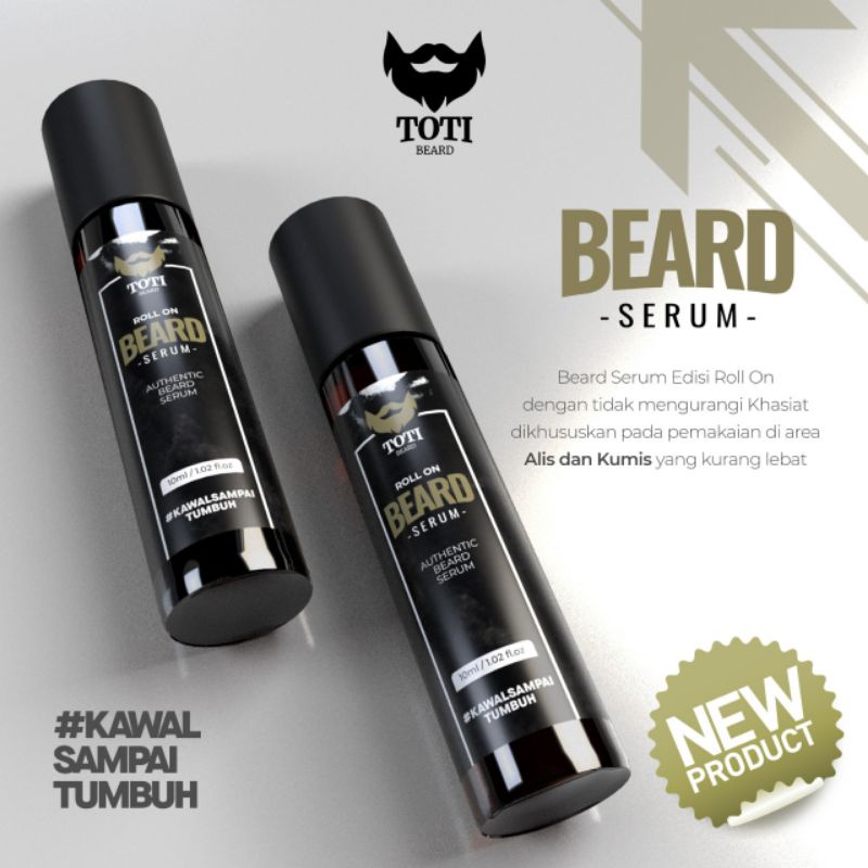 PENUMBUH BULU KHUSUS (ALIS &amp; KUMIS)/totibeardROLLON