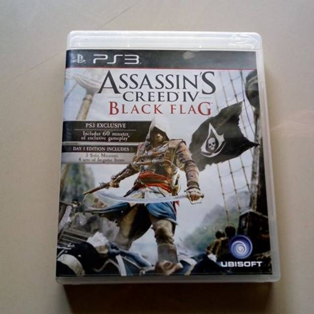 Kaset PS3 game ASSASSINS CREED IV BLACK FLAG / ASSASSIN'S CREED 4 BLACK FLAG