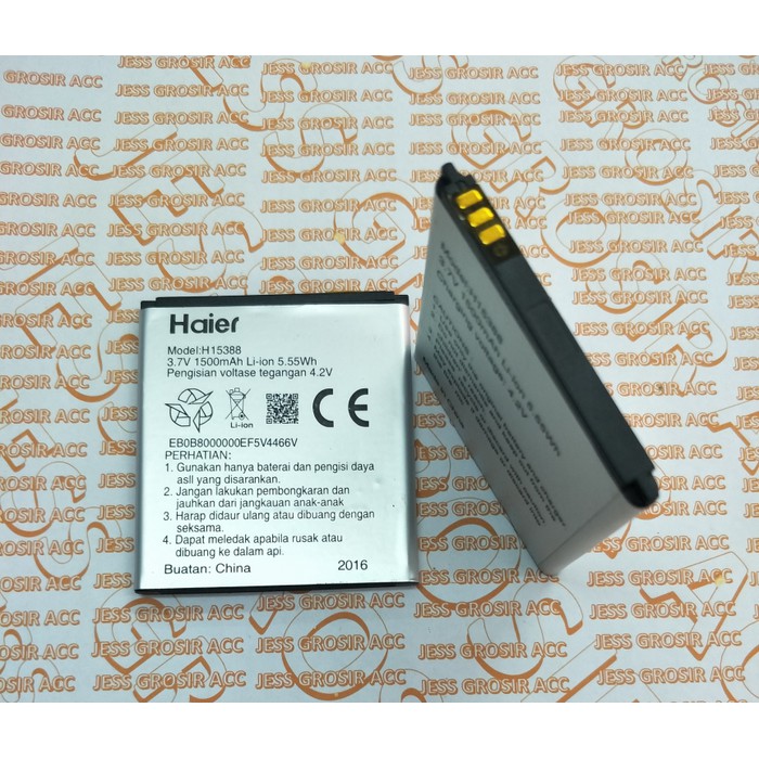 Baterai Battery Batre ORIGINAL Andromax E2 H15388 , Haier B16C2H