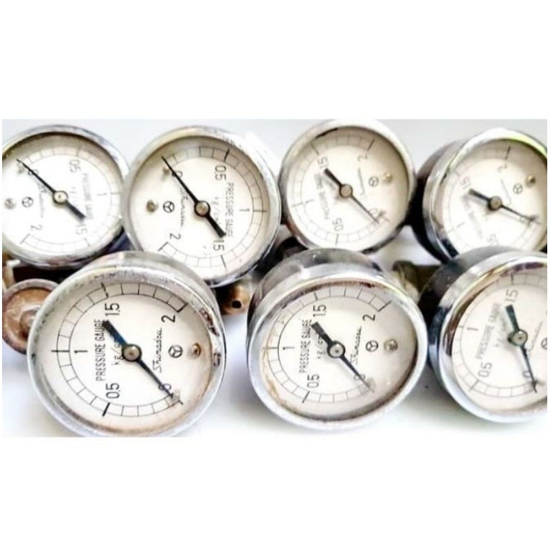 Shimadsu japan analog pressure gauge Max 2 kg/cm2