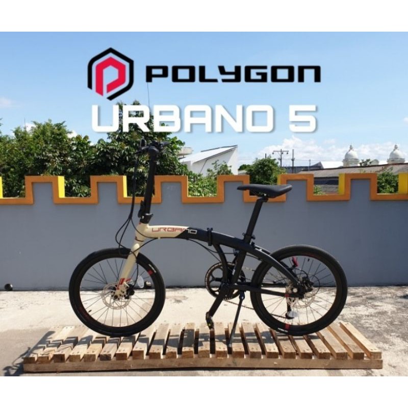 Sepeda lipat polygon urbano 5