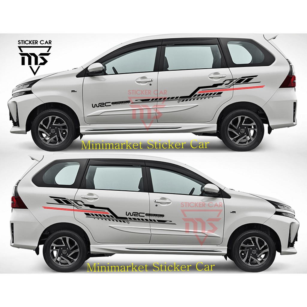 Jual Promo Stiker Mobil Avanza Xenia Calya Sigra Brio Sticker Ertiga Innova Terios Rush Mobilio Universal Indonesia Shopee Indonesia