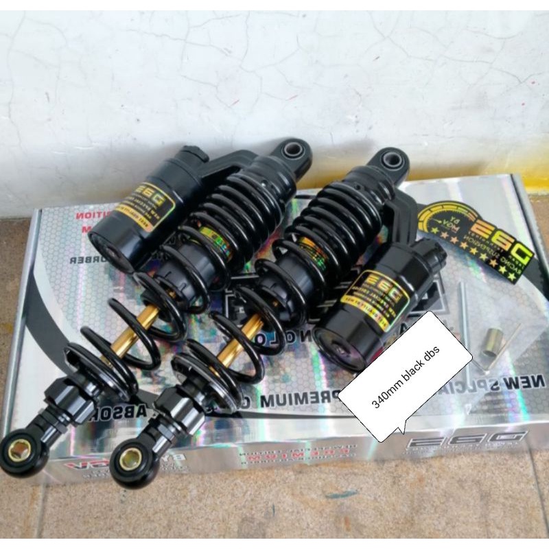 shockbreaker tabung GP series copy ktc 340mm full black gl RX king Megapro Verza VARIASI SHOCK