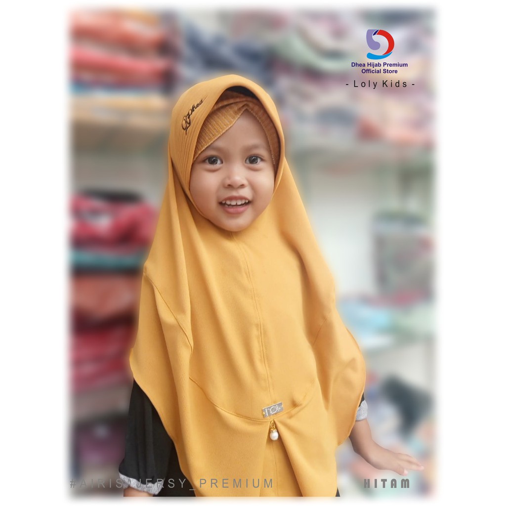 HIJAB LOLY ANAK HIJAM ANAK PREMIUM ORIGINAL DHEA HIJAB PREMIUM
