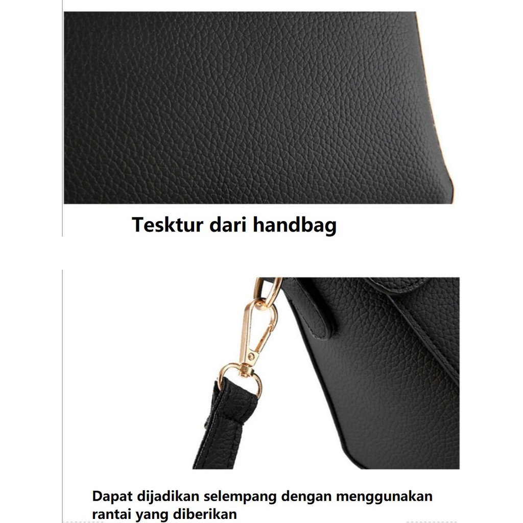 Handbag Wanita Tas Selempang V Berkualitas Premium Import