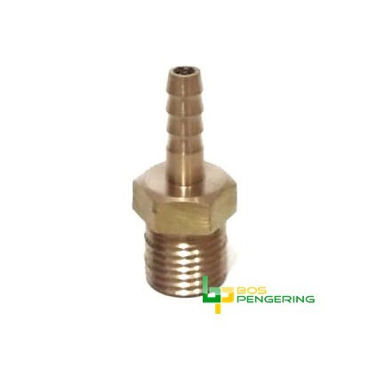 Hose Nipple / Nepel Selang 1/2 Kuningan