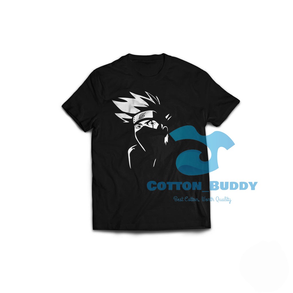 BAJU KAOS KAKASHI ANIME NARUTO KAKASHI  HATTAKE SILLOUHUETTE ANBU HOKAGE SHARINGAN