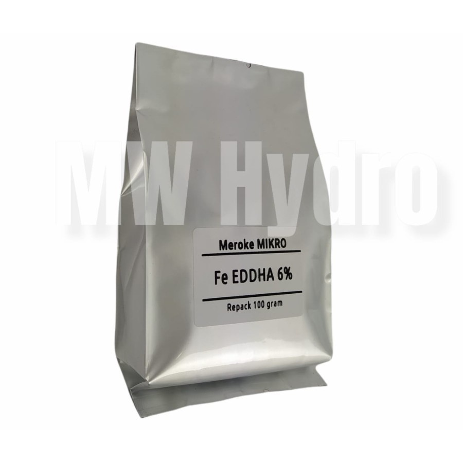 Meroke Mikro Fe EDDHA 100 gr - Nutrisi Mikro Besi Hidroponik Grade