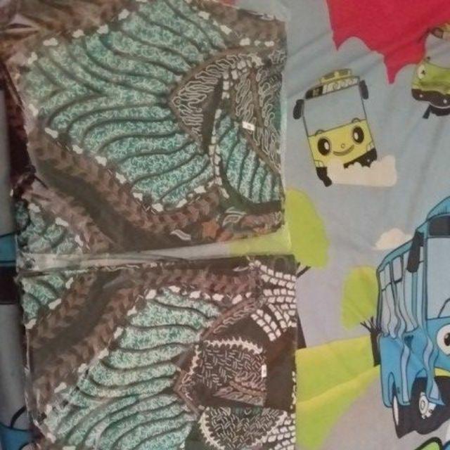 Bswart Batik Hrb026 Kenongo Hem Pendek Padi Pekalongan M L Xl Batik Pria Murah Modern Grosiralkhalis