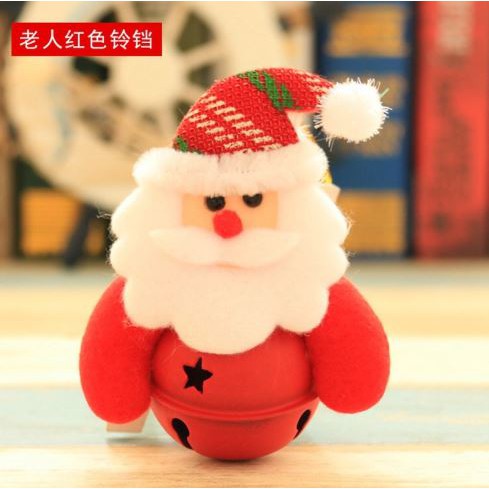 Hiasan Pohon Natal FLANEL LONCENG | Aksesoris Christmas Gantungan