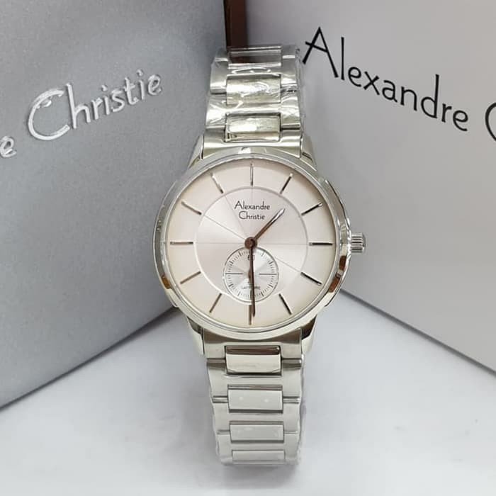 ORIGINAL Jam Tangan Wanita Alexandre Christie AC 8546 / AC8546 Garansi 1 Tahun