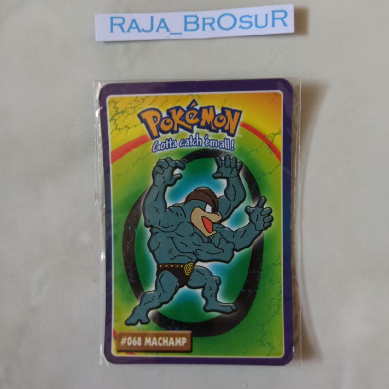 Kartu Stiker Mainan Jadul Langka Pokemon Indigo League-Kanto Region Gen1 Hadiah Cup Cup Pop CuCu Pop