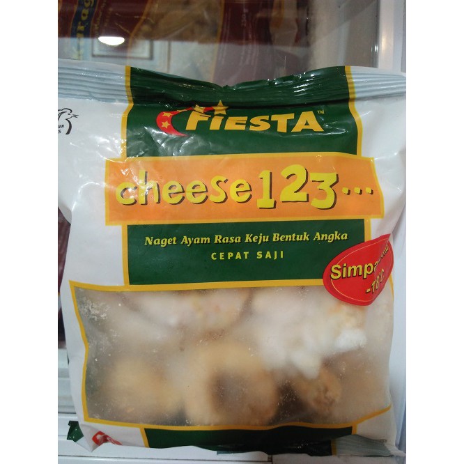 

Fiesta Nugget Cheese 123 Naget Nugget Ayam Bentuk Angka Rasa Keju 250gr