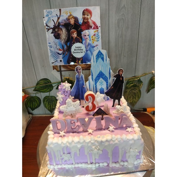 

Frozeen birthday cake