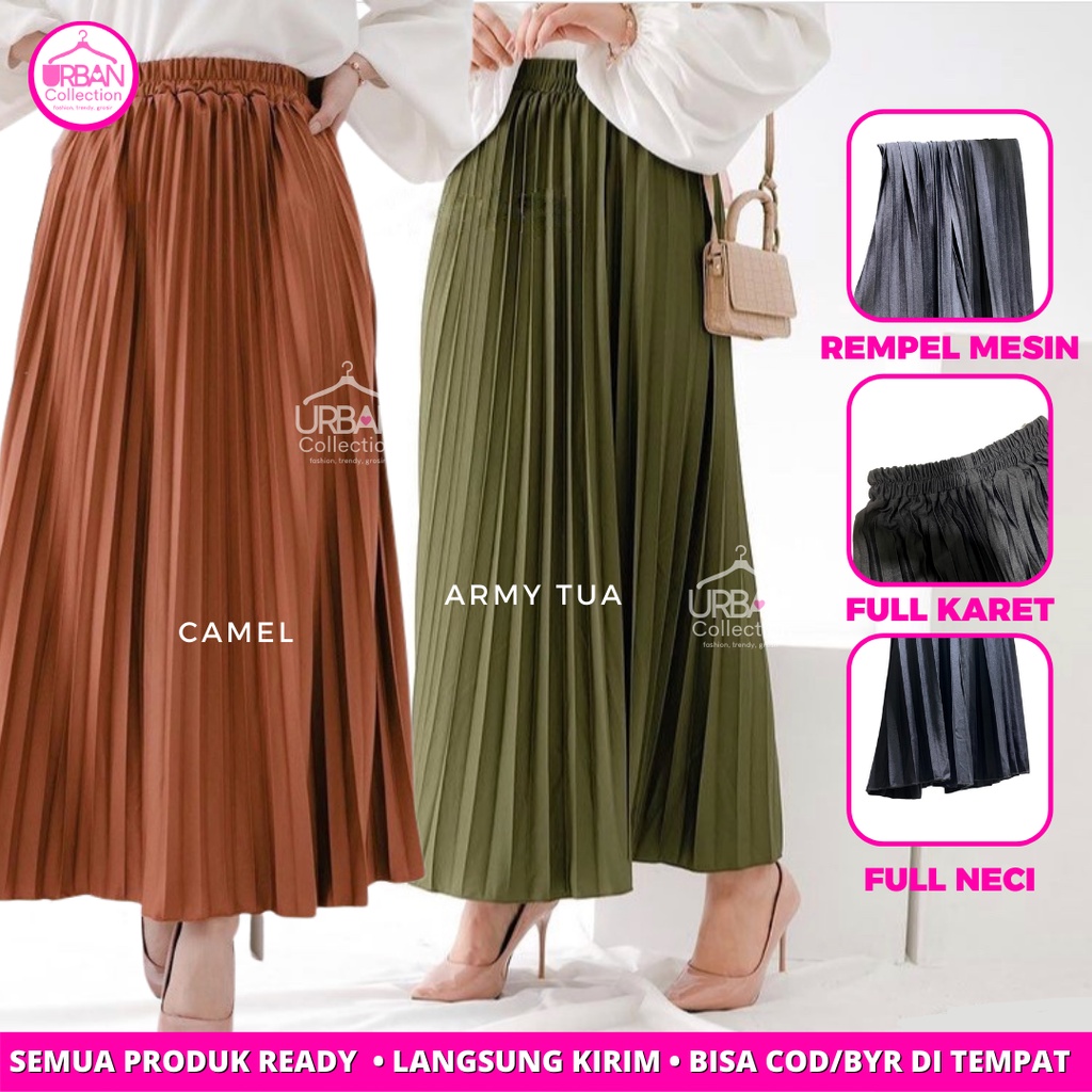 ROK PLISKET PREMIUM 100% / EKSLUSIF 40+ WARNA [ SERIES 2 ]