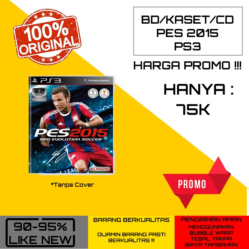 BD/CD/KASET PS3 PES 2015