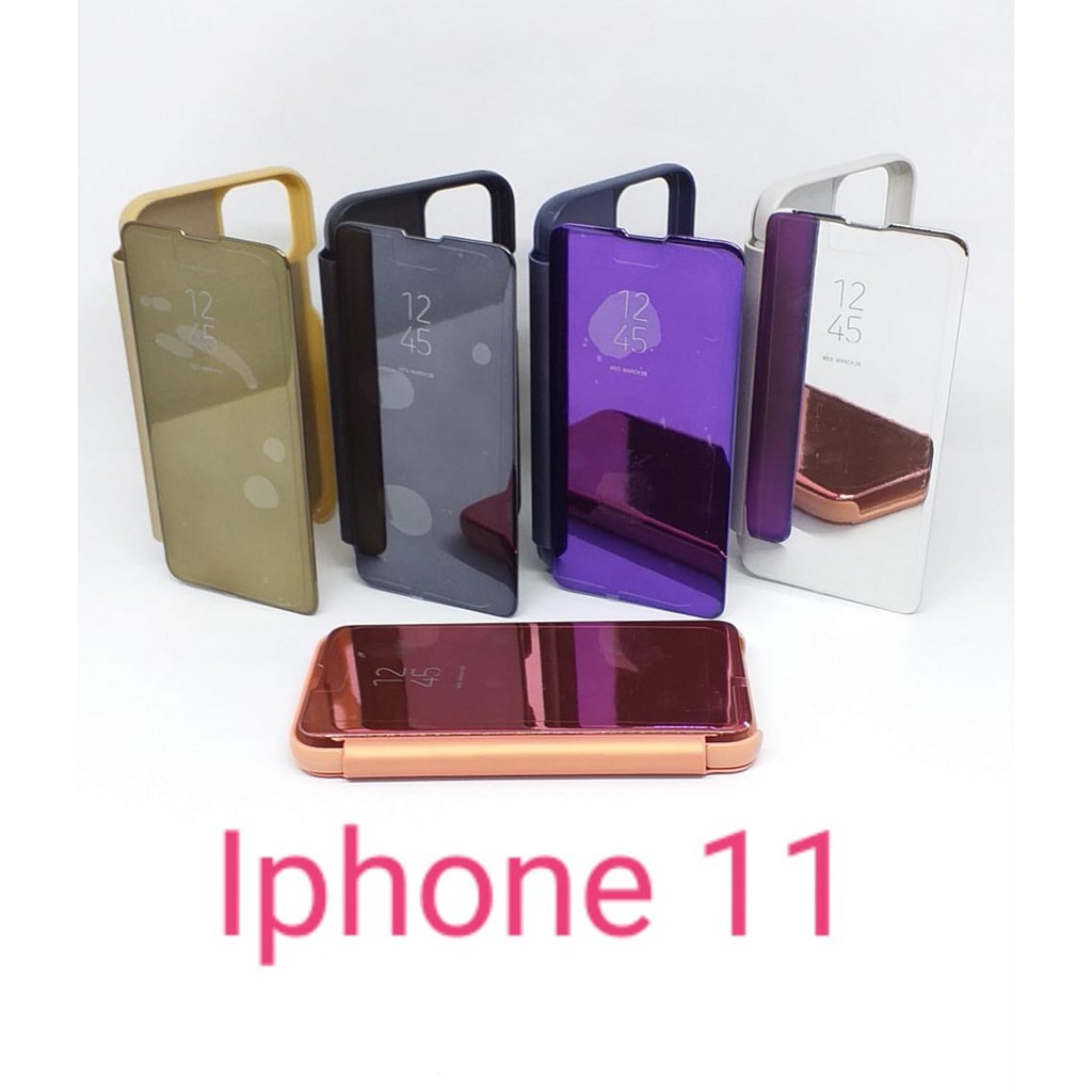 Flip Mirror Cover Clear View Type Iphone 11