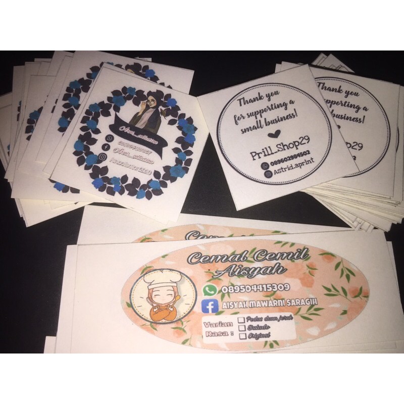 

Sticker olshop matte / Sticker Produk / Stiker Olshop / Stiker Produk / Stiker Custom