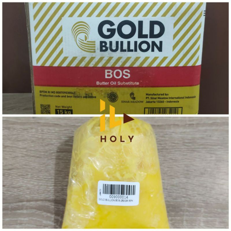 

Gold Bullion BOS Roombutter (250gr) Repack / Butter Oil Substitute