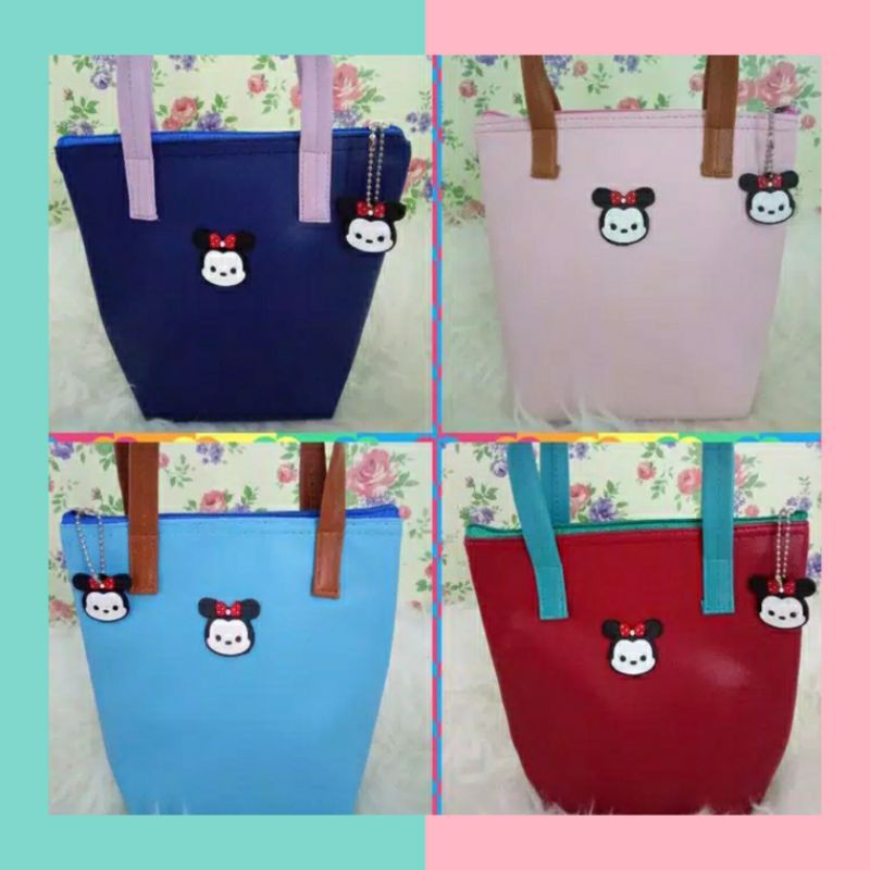 [TSUM TSUM] TOTE BAG - TAS TSUM TSUM - TSUM-TSUM - COLORFULL