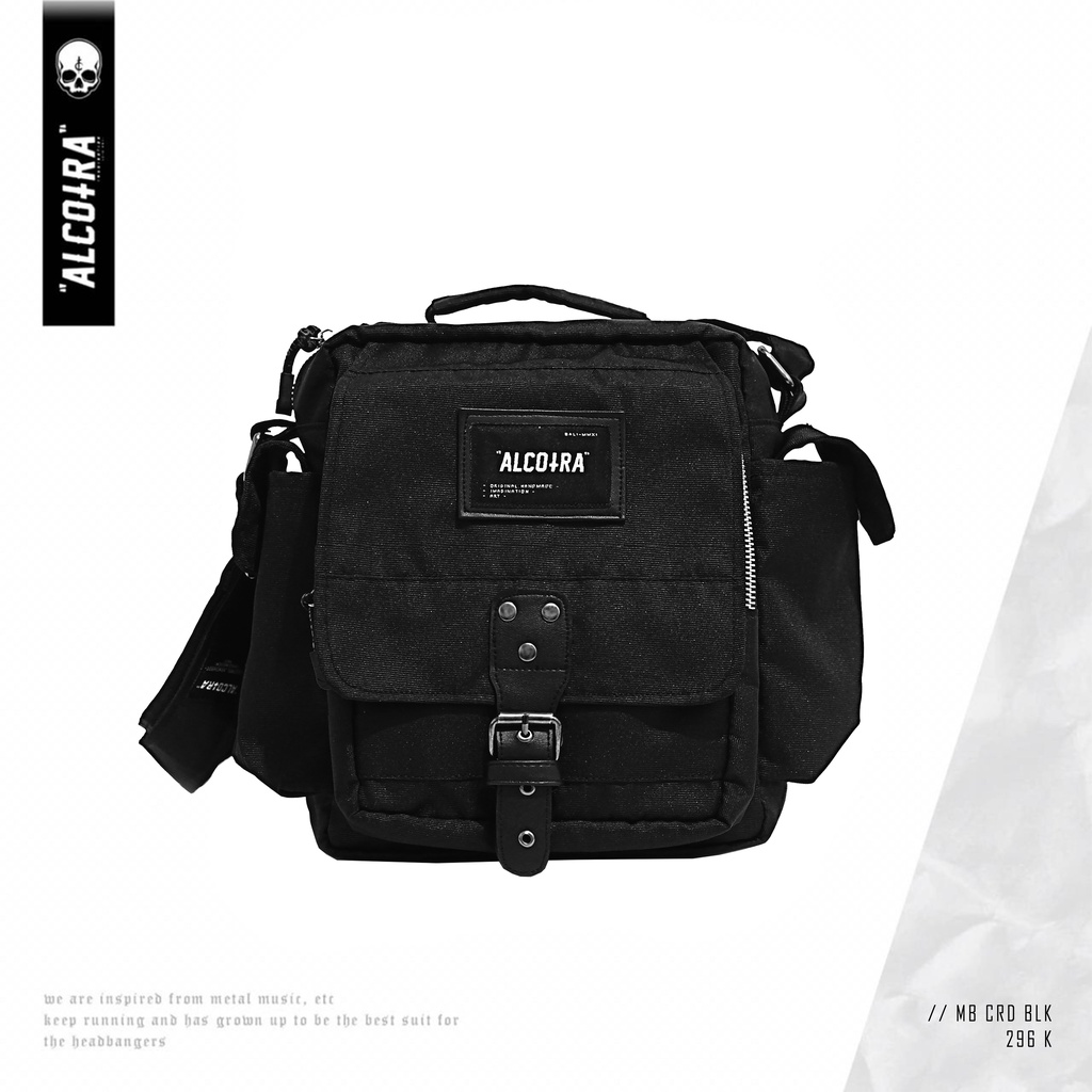 MB CRD BLK // MINI BAG CORDURA HITAM ALCOTRA