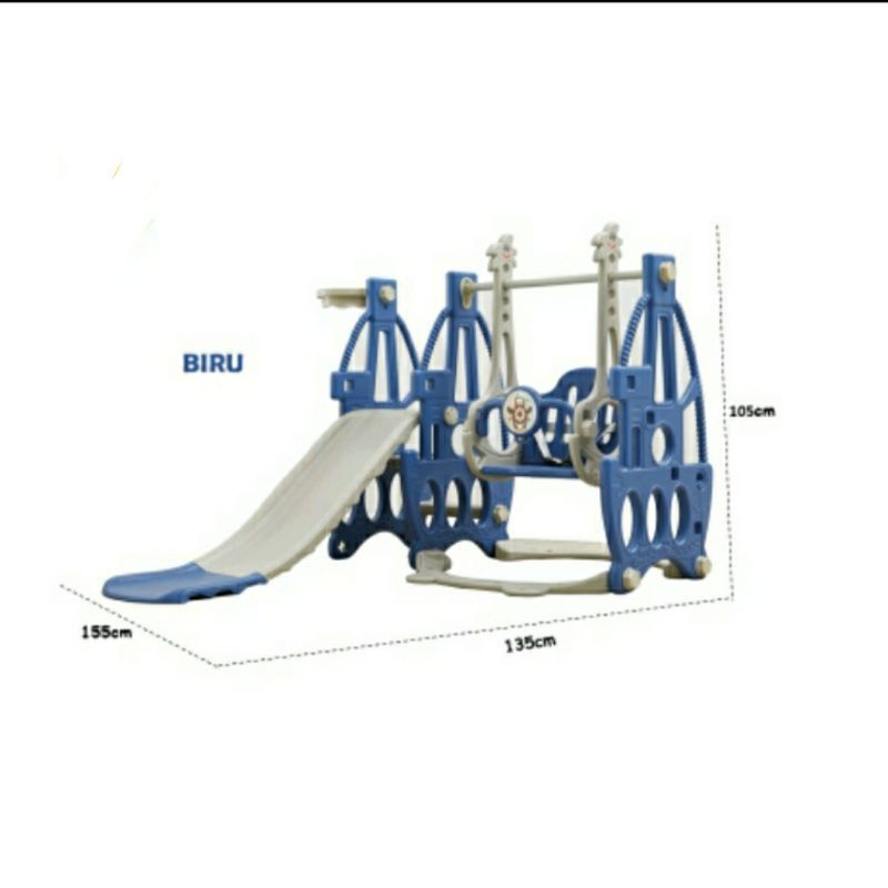 PEROSOTAN ANAK/ Seluncuran Anak 3 in 1 Kisubo/ Mainan Anak